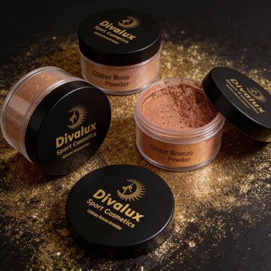 Divalux Glitter Powder- Polvere Illuminante Glow & Shine (Rose/Bronze)